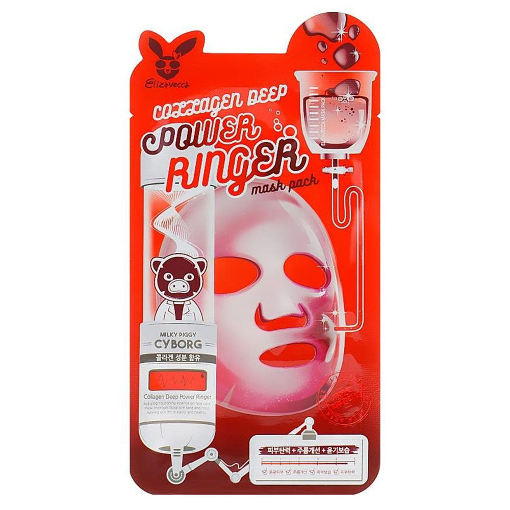 Elizavecca Collagen Deep Power Ringer Face Mask Pack 1Ea